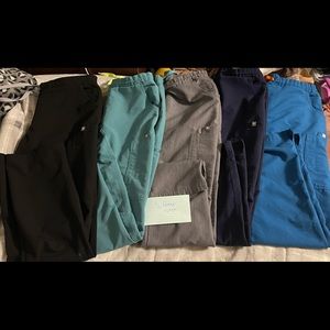 Figs Yola Skinny Leg Medium Scrub pants